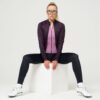 Bluza damska BASIC AUTUMN DARK PLUM