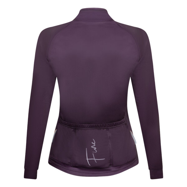 Bluza damska BASIC AUTUMN DARK PLUM