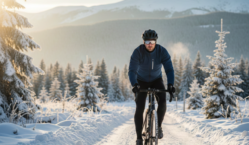 Kurtka rowerowa męska Kurtka rowerowa zimowa